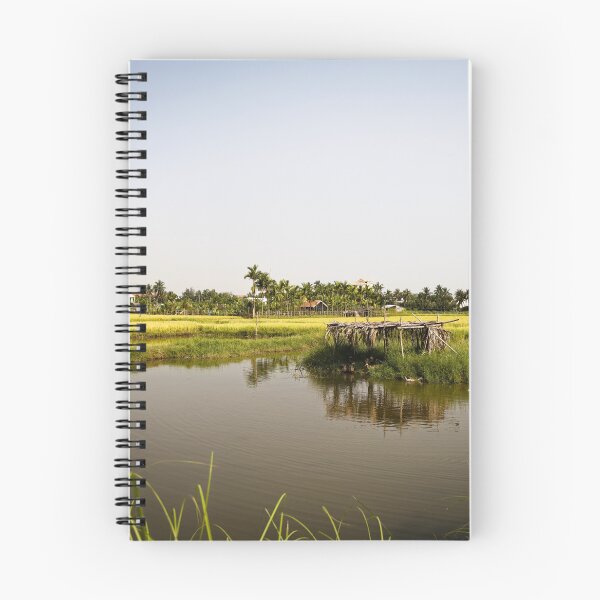 Item preview, Peaceful rural landscape between rice paddies and river designed and sold by franck380.