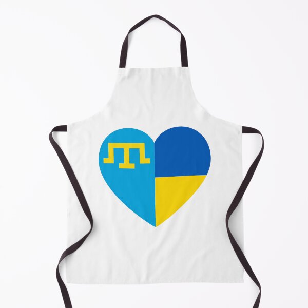 Artikelvorschau, Crimean Tatar Flag Ukraine Flag Heart entworfen und verkauft von sublimesun.