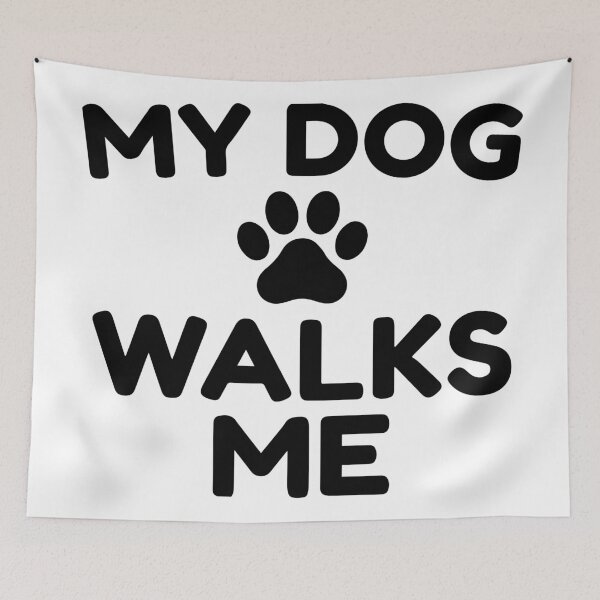 Item preview, My Dog Walks Me - For Light Colors designed and sold by ShirtRemarks.