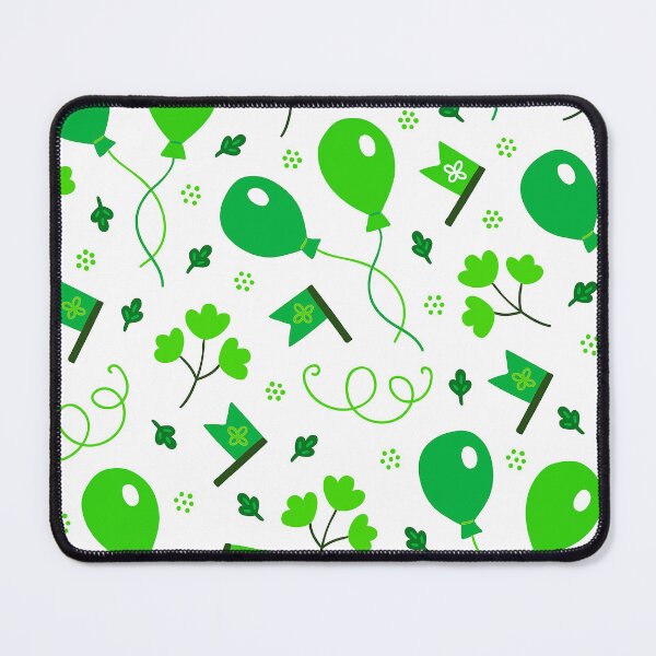 Item preview, St. Patrick's Day "Lucky" Irish Green Balloons Pattern designed and sold by DEC02.