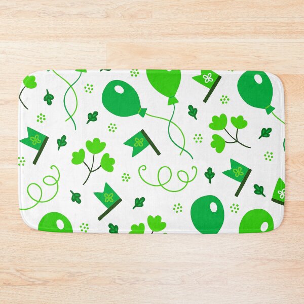 Item preview, St. Patrick's Day "Lucky" Irish Green Balloons Pattern designed and sold by DEC02.