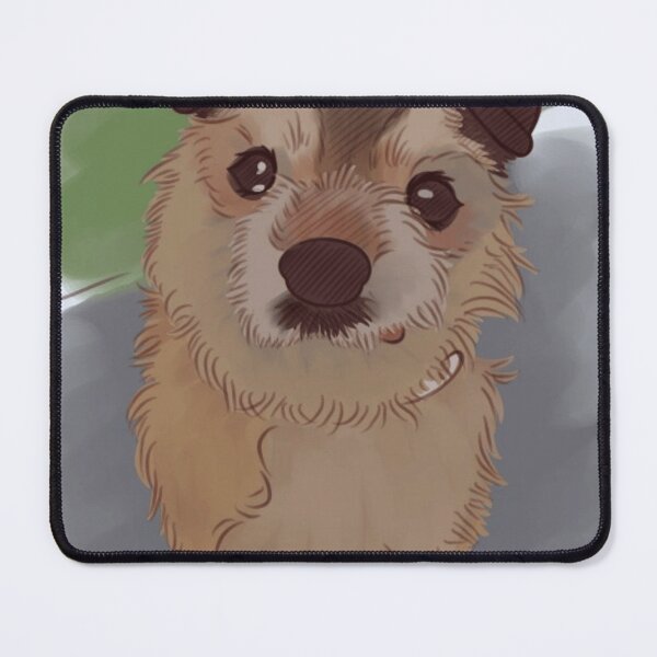 Item preview, Cute Scruffy Terrier Dog Sketch Gritty Painted Pet Art designed and sold by Hector-Studio.