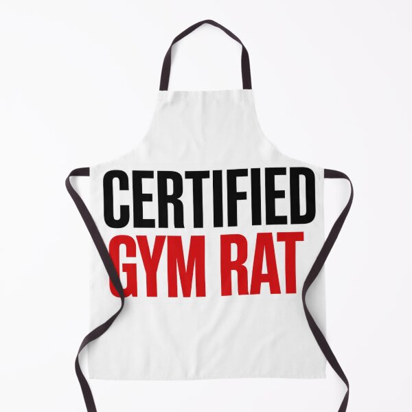 Item preview, Certified Gym Rat Funny Fitness Typography designed and sold by Digistore1221.