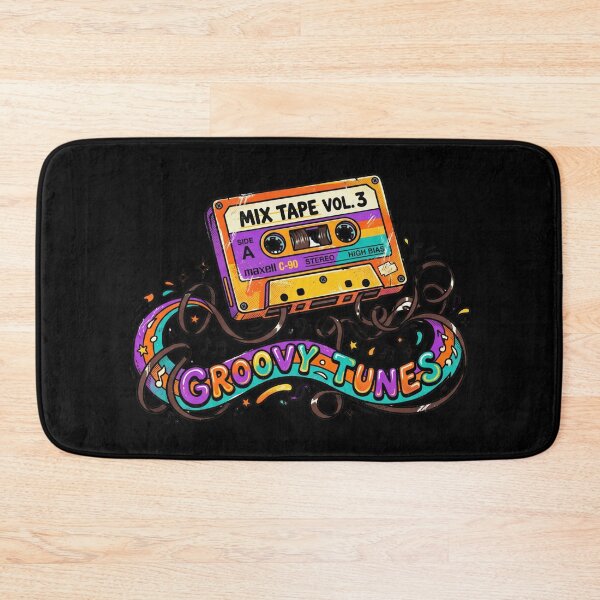 Item preview, Groovy Tunes Retro Cassette Tape Mix Tape Vol 3 Vintage Music designed and sold by RetroRewind Studio.