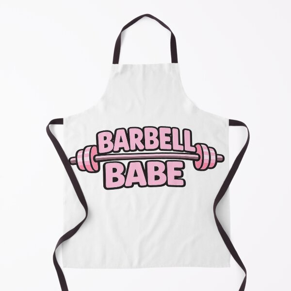 Item preview, Barbell Babe Cute Pink Gym Typography designed and sold by Digistore1221.