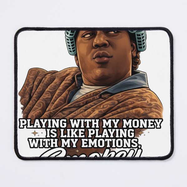Item preview, Money Emotion Hair Roller Portrait Quote designed and sold by HumorInHues.