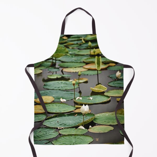 Item preview, A peaceful pond covered with floating lotus flowers designed and sold by franck380.