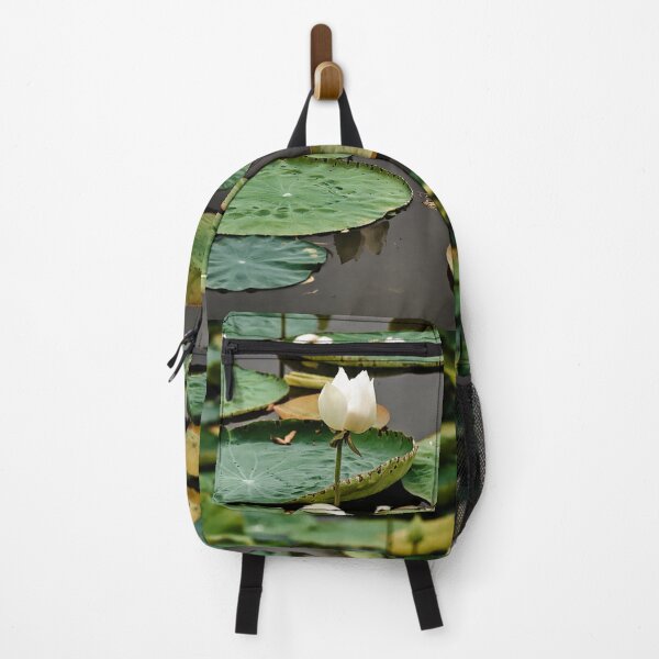 Item preview, A peaceful pond covered with floating lotus flowers designed and sold by franck380.