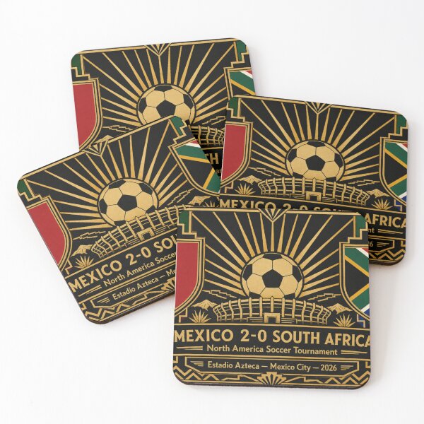 Item preview, Deco Art Mexico vs South Africa Soccer Tournament designed and sold by BrickByDream.