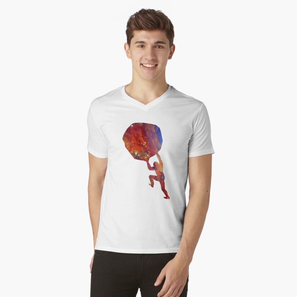 Item preview, V-Neck T-Shirt designed and sold by qqqueiru.