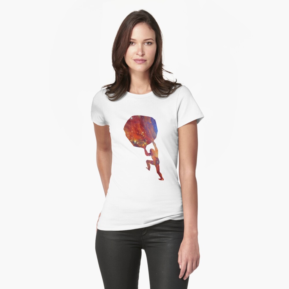 Item preview, Fitted T-Shirt designed and sold by qqqueiru.