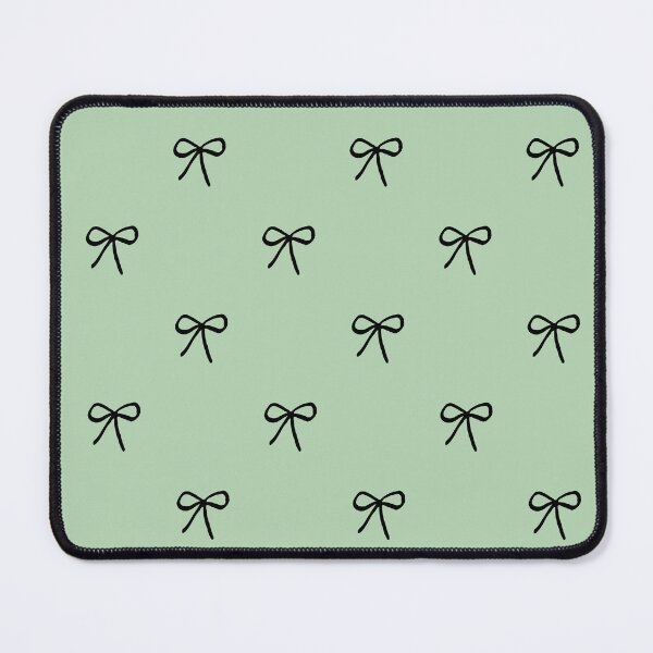 Item preview, Sage Green Bow Pattern Phone Case for Mom | Minimalist Coquette Bow Journal for Students or Teachers | Cute Black Bow Aesthetic Blanket for Girls | Balletcore Ribbon Tote Bag Gift for Nurse designed and sold by VivaFy.