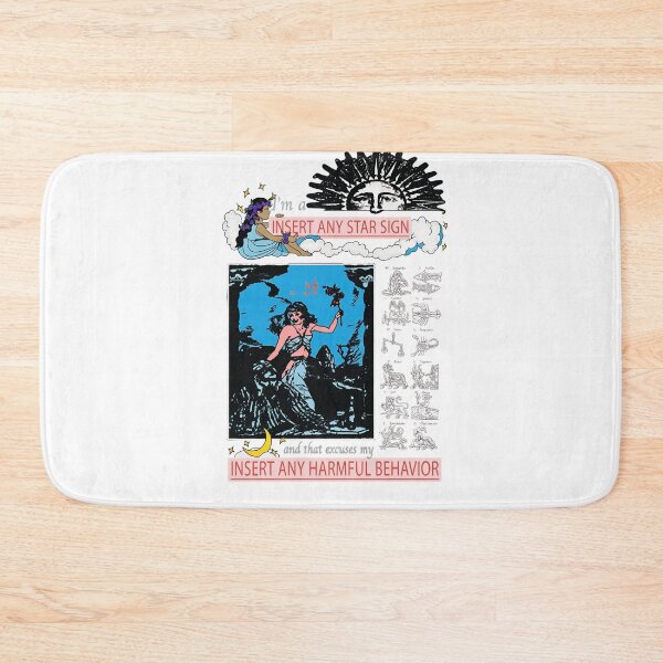 Item preview, Sign Excuse Behavior Celestial Graphic designed and sold by HumorInHues.