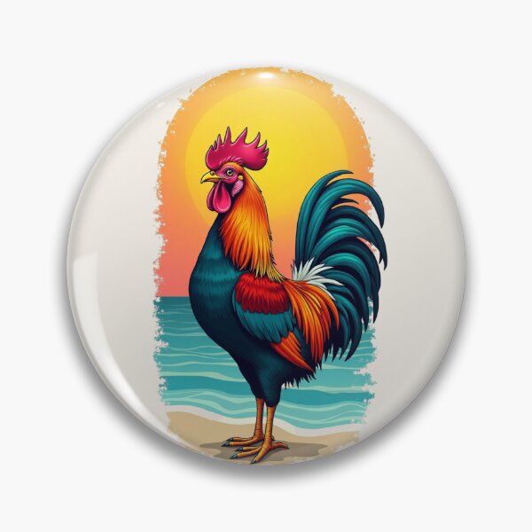 Item preview, Florida Vintage Key West Rooster Sunset designed and sold by piketo.