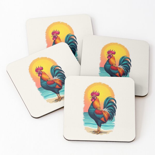 Item preview, Florida Vintage Key West Rooster Sunset designed and sold by piketo.