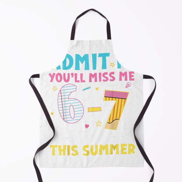 Item preview, Admit It You'll Miss Me 6 7 Times Last Day of School Teacher T-Shirt designed and sold by ‘Nothing Scares Me’ Store.