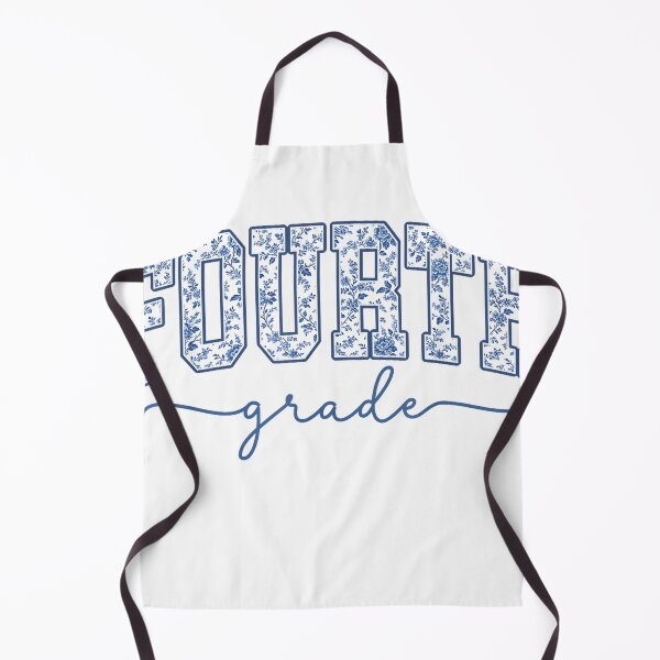 Item preview, 4th Grade Back to School Fourth Grade Blue Toile Teacher Kid T-Shirt designed and sold by JJLetterDesigns.