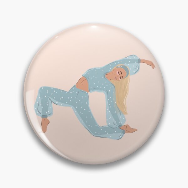 Item preview, Woman in Blue Doing Yoga Pose With Eye Mask designed and sold by zmp-art.