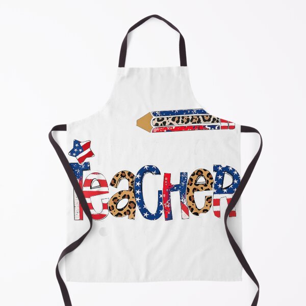 Item preview, All American Teacher Back To School USA Flag Patriotic Women T-Shirt designed and sold by DArtfulStudio.