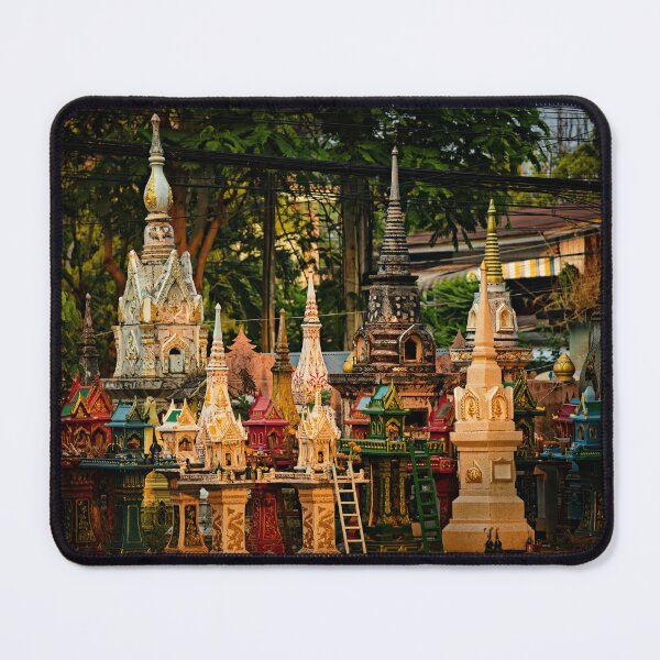 Item preview, Buddhist sanctuary with richly decorated monuments designed and sold by franck380.