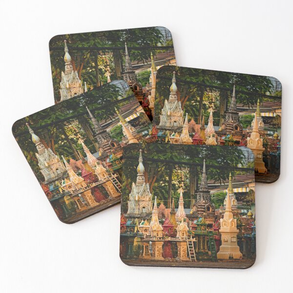 Item preview, Buddhist sanctuary with richly decorated monuments designed and sold by franck380.