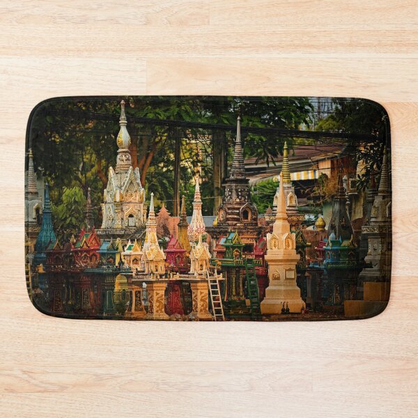 Item preview, Buddhist sanctuary with richly decorated monuments designed and sold by franck380.
