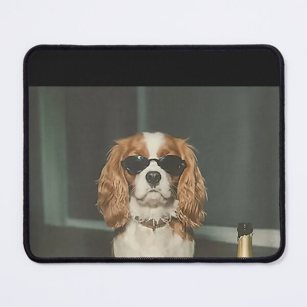 Item preview, Cavalier King Charles Drinking Champagne designed and sold by CriseldaBruning.
