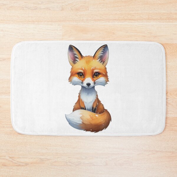 Item preview, Cute Watercolor Fox | Kawaii Woodland Fox Illustration designed and sold by Cool-cat-art.