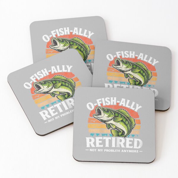 Item preview, Funny Retirement Dad Husband Fishing O-Fish-Ally Retired designed and sold by ArleneRowe.