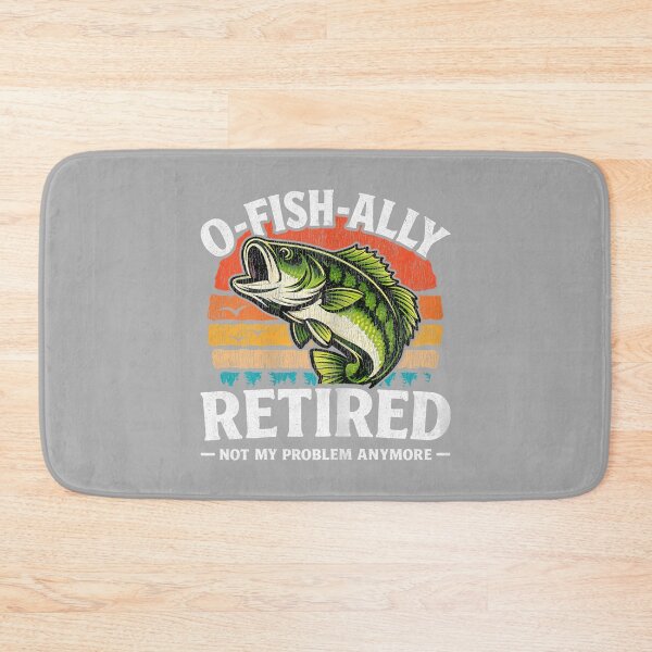 Item preview, Funny Retirement Dad Husband Fishing O-Fish-Ally Retired designed and sold by ArleneRowe.