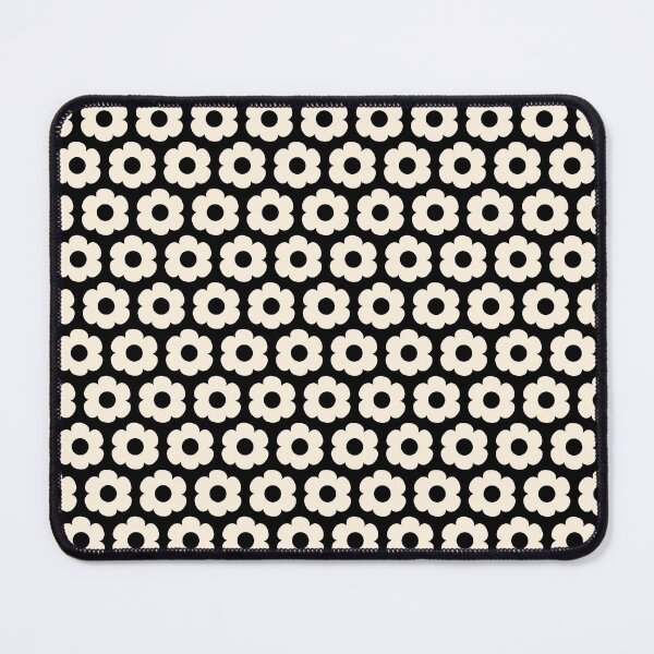 Item preview, Such Cute Flowers Scandi Floral Pattern in Black and Almond Cream designed and sold by kierkegaard.