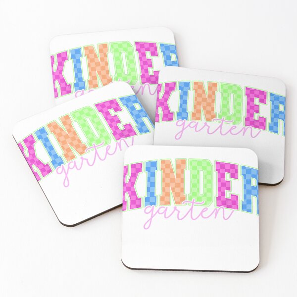 Item preview, Back to School Neon Checkered Kindergarten, Colorful Teacher T-Shirt designed and sold by SavsMerch.