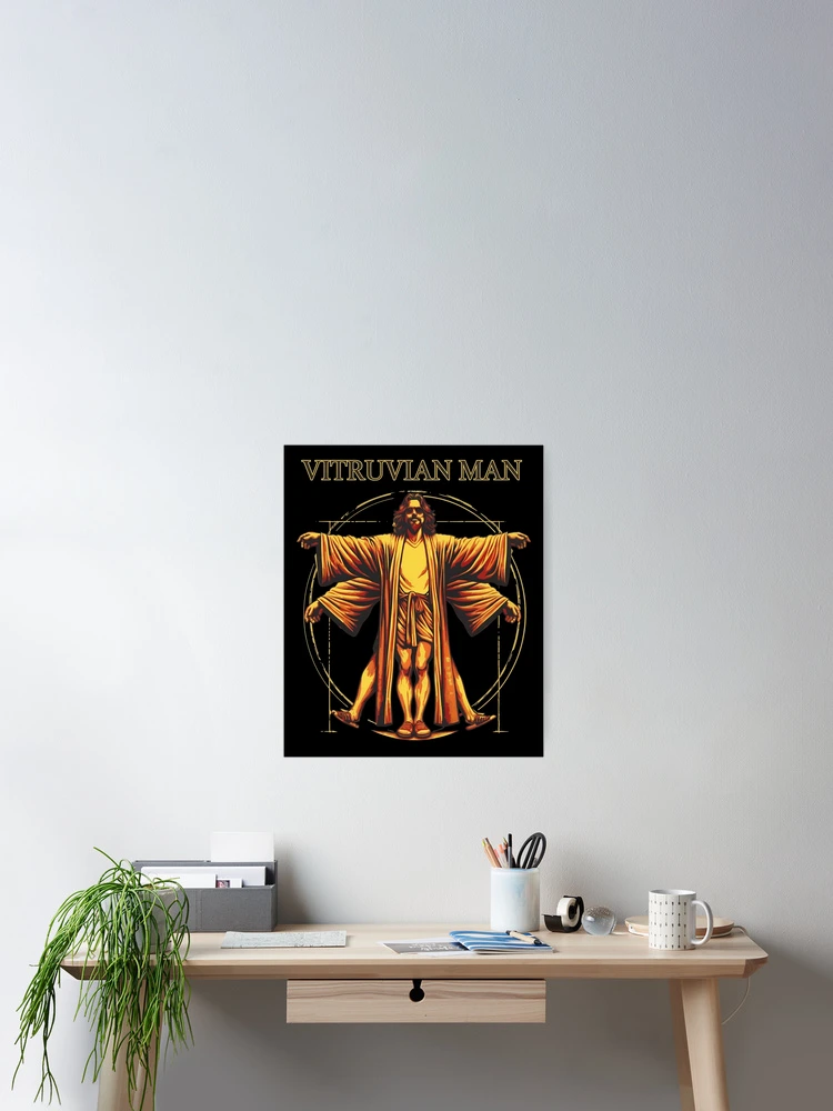 Thumbnail 2 of 3, Poster, Man In Robe Drawing In Circle Art designed and sold by Random-Toon.