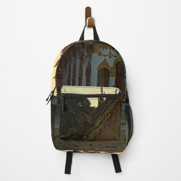 Item preview, Colorful temple at tropical sunset designed and sold by franck380.
