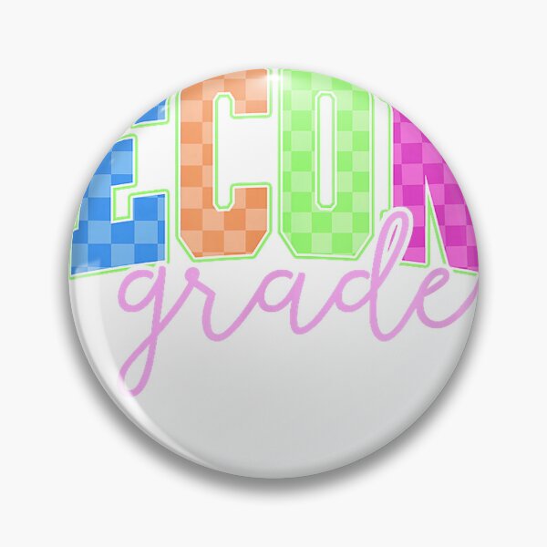Item preview, Back to School Neon Checkered Second Grade, Colorful Teacher T-Shirt designed and sold by Badriiiii.
