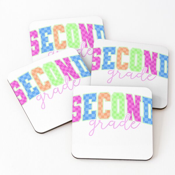 Item preview, Back to School Neon Checkered Second Grade, Colorful Teacher T-Shirt designed and sold by Badriiiii.
