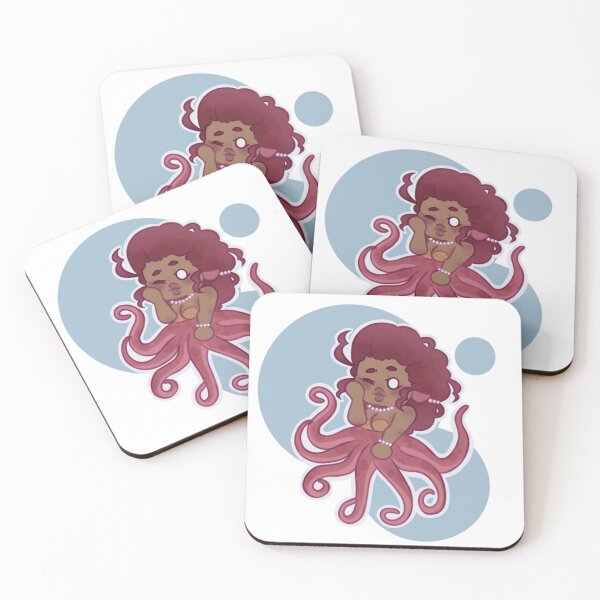 Item preview, Kawaii Octopus Mermaid Cecaelia Siren Sea designed and sold by Hector-Studio.