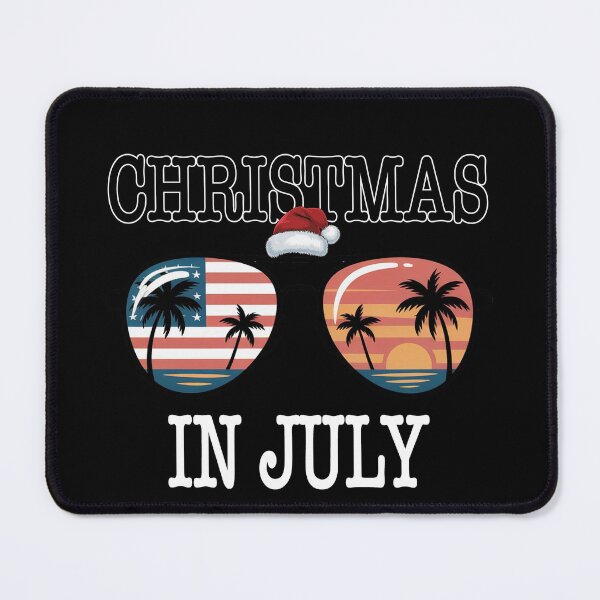 Item preview, Santa Hat Sunglasses Beach Christmas in July Vacation Summer designed and sold by QuiteOrbit.