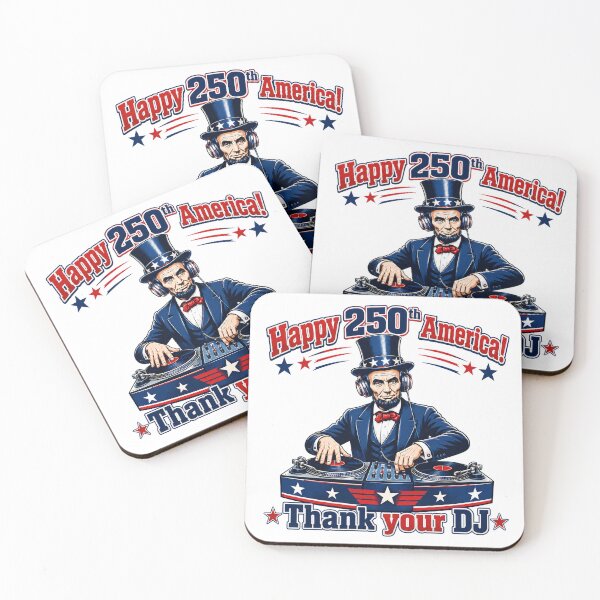 Item preview, DJ Honest Abe America 250 B-Day Print designed and sold by MadcapPrints.