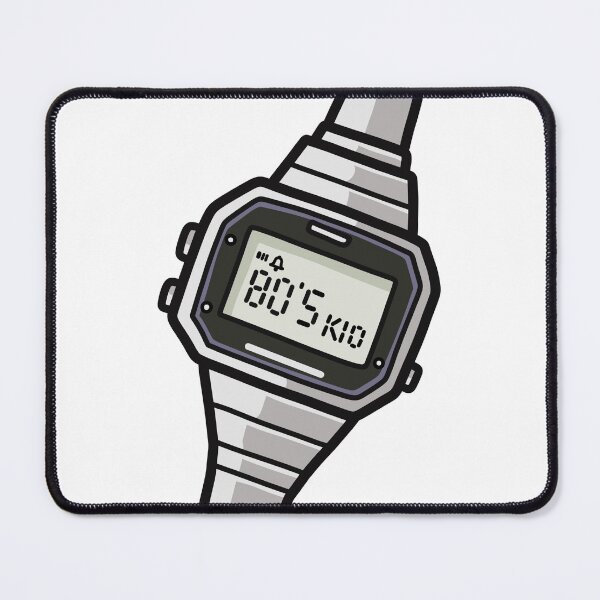 Item preview, Vintage silver 80's wristwatch designed and sold by 80sKidd.