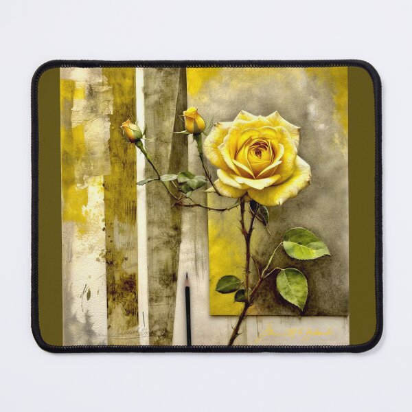 Item preview, A Single Yellow Rose.. designed and sold by ©Janis Zroback.