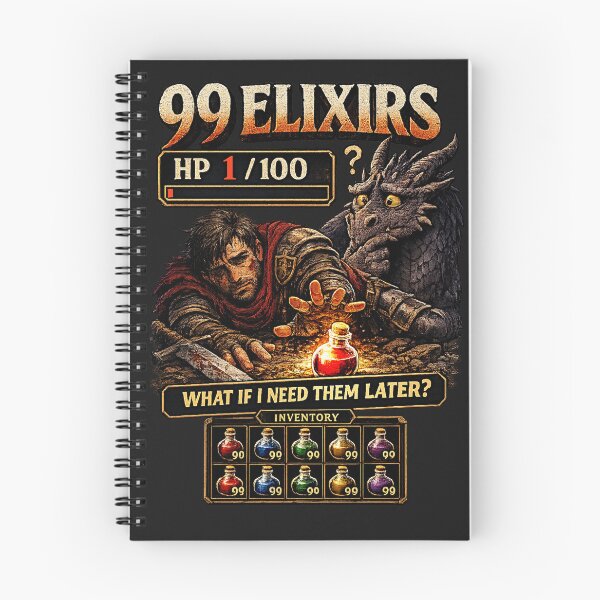 Item preview, 99 Elixirs, 1 HP, Zero Trust designed and sold by Sanctum Icons.