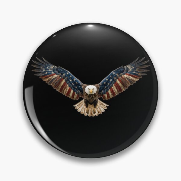 Item preview, Bald Eagle American Flag Wings Spread Vintage designed and sold by Toddtheknight.