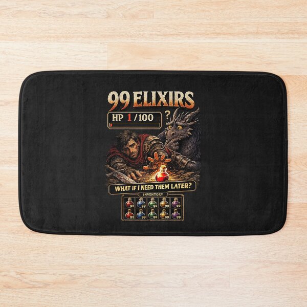 Item preview, 99 Elixirs, 1 HP, Zero Trust designed and sold by Sanctum Icons.