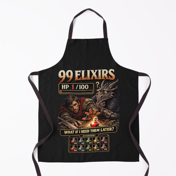 Item preview, 99 Elixirs, 1 HP, Zero Trust designed and sold by Sanctum Icons.