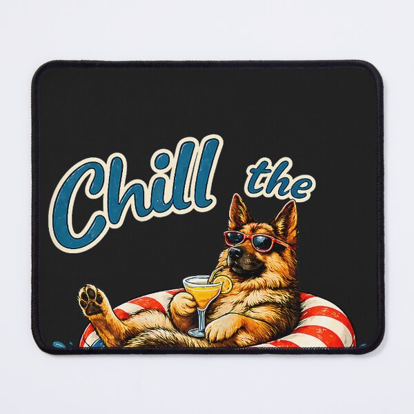 Item preview, Chill The Fourth Out German Shepherd 4th of July designed and sold by CriseldaBruning.