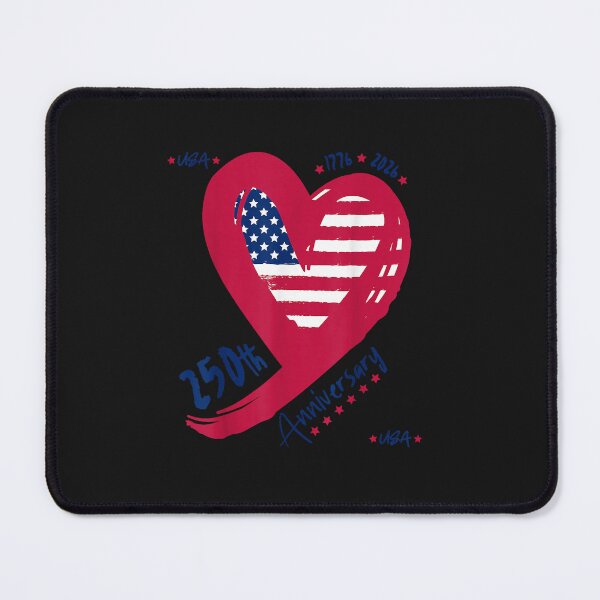 Item preview, 250th Anniversary America Patriotic USA Flag Heart 250 Years designed and sold by FrankIsabel.