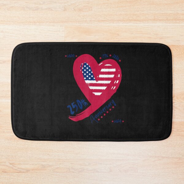 Item preview, 250th Anniversary America Patriotic USA Flag Heart 250 Years designed and sold by FrankIsabel.