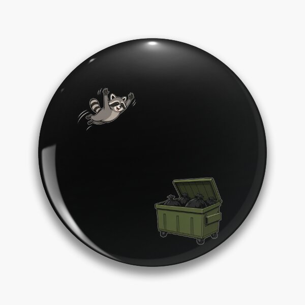 Item preview, Trash Dumpster Diving Raccoon Humor designed and sold by elderberry.