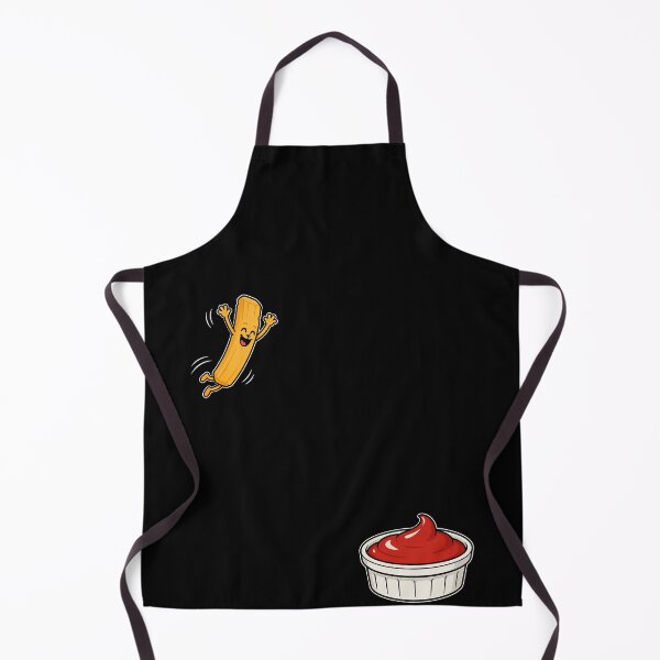 Item preview, Potato Fry Diving Into Ketchup Funny Food designed and sold by elderberry.